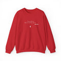 Tramps like us, baby, we were born to run - Embroided crewneck sweatshirt – Springsteen-inspired Holiday apparel