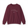 Tramps like us, baby, we were born to run - Embroided crewneck sweatshirt – Springsteen-inspired Holiday apparel
