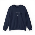 Tramps like us, baby, we were born to run - Embroided crewneck sweatshirt – Springsteen-inspired Holiday apparel
