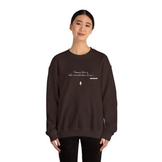 Tramps like us, baby, we were born to run - Embroided crewneck sweatshirt – Springsteen-inspired Holiday apparel