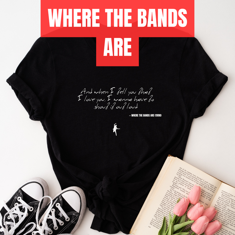 And when I tell you that I love you, I wanna have to shout it out loud - Where the Bands Are
