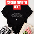 The road is dark, and it's a thin, thin line But I want you to know I'll walk it for you any time - Tougher Than the Rest