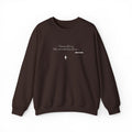 Tramps like us, baby, we were born to run - Embroided crewneck sweatshirt – Springsteen-inspired Holiday apparel