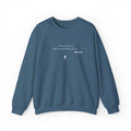 Tramps like us, baby, we were born to run - Embroided crewneck sweatshirt – Springsteen-inspired Holiday apparel
