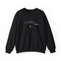Tramps like us, baby, we were born to run - Embroided crewneck sweatshirt – Springsteen-inspired Holiday apparel